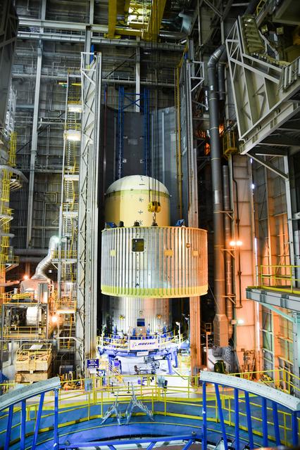 NASA image: Space Launch System Liquid Oxygen Tank Test Article Manufacturing at NASA’s Michoud Assembly Facility